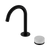 Serenity Progressive Basin Mixer Arc Spout with Carrara Handle Matte Black [308687]