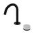 Serenity Progressive Basin Mixer Arc Spout with Carrara Handle Matte Black [308687]
