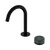 Serenity Progressive Basin Mixer Arc Spout with Verde Alpi Handle Matte Black [308670]