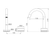 Serenity Progressive Basin Mixer Arc Spout with Arabescato Corchia Handle Brushed Nickel [308712]