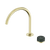 Serenity Progressive Bath or Kitchen Mixer Arc Spout with Verde Alpi Handle Brushed Gold [308570]