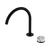 Serenity Progressive Bath or Kitchen Mixer Arc Spout with Arabescato Corchia Handle Matte Black [308715]