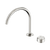 Serenity Progressive Bath or Kitchen Mixer Arc Spout with Metal Handle Brushed Nickel [308738]