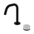 Serenity Progressive Basin Mixer Edge Spout with Carrara Handle Matte Black [308753]