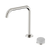 Serenity Progressive Bath or Kitchen Mixer Edge Spout with Carrara Handle Brushed Nickel [308698]