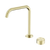 Serenity Progressive Bath or Kitchen Mixer Edge Spout with Metal Handle Brushed Gold [308816]