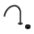 Serenity Progressive Bath or Kitchen Mixer Arc Spout with Marquina Black Handle Gunmetal [308772]