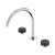 Serenity Bath or Kitchen Set Arc Spout with Verde Alpi Handle Brushed Nickel [308870]