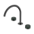 Serenity Bath or Kitchen Set Arc Spout with Verde Alpi Handle Gunmetal [308912]
