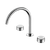 Serenity Bath or Kitchen Set Arc Spout with Metal Handle Chrome [309201]