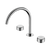 Serenity Bath or Kitchen Set Arc Spout with Metal Handle Chrome [309201]