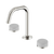 Serenity Basin Set Edge Spout with Carrara Handle Brushed Nickel [309194]