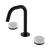 Serenity Basin Set Edge Spout with Carrara Handle Matte Black [309222]