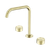 Serenity Bath or Kitchen Set Edge Spout with Metal Handle Brushed Gold [309259]