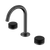 Serenity Basin Set Arc Spout with Marquina Black Handle Gunmetal [309262]