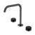 Serenity Bath or Kitchen Set Edge Spout with Marquina Black Handle Gunmetal [309163]