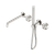 Serenity Progressive Shower System with Spout with Metal Handle and Slim Shower Brushed Nickel [309029]