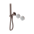 Serenity Progressive Shower System with Carrara Handle and Slim Shower Brushed Bronze [308931]