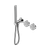 Serenity Progressive Shower System with Carrara Handle and Slim Shower Chrome [309094]