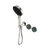 Serenity Progressive Shower System with Verde Alpi Handle and Serenity Hand Shower Brushed Nickel [308997]