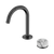Serenity Progressive Basin Mixer Arc Spout with Arabescato Corchia Handle Gunmetal [309168]