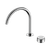 Serenity Progressive Bath or Kitchen Mixer Arc Spout with Metal Handle Chrome [309153]