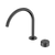 Serenity Progressive Bath or Kitchen Mixer Arc Spout with Metal Handle Gunmetal [309010]