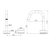 Serenity Progressive Basin Mixer Edge Spout with Rome Travertine Handle Brushed Bronze [308910]