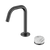 Serenity Progressive Basin Mixer Edge Spout with Arabescato Corchia Handle Gunmetal [309204]