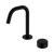 Serenity Progressive Basin Mixer Edge Spout with Metal Handle Matte Black [309061]