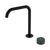 Serenity Progressive Bath or Kitchen Mixer Edge Spout with Verde Alpi Handle Matte Black [309047]