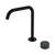 Serenity Progressive Bath or Kitchen Mixer Edge Spout with Verde Alpi Handle Matte Black [309047]