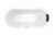 Uno Contour 12-Jet Spa Bath 1700mm High Gloss White [109573]
