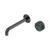 Serenity Progressive Wall Basin Mixer 185mm Spout with Verde Alpi Handle Gunmetal [308880]