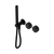 Serenity Progressive Shower System with Marquina Black Handle and Slim Shower Matte Black [309143]