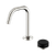 Serenity Progressive Basin Mixer Edge Spout with Marquina Black Handle Brushed Nickel [308872]