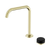 Serenity Progressive Bath or Kitchen Mixer Edge Spout with Marquina Black Handle Brushed Gold [308965]