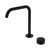 Serenity Progressive Bath or Kitchen Mixer Edge Spout with Marquina Black Handle Matte Black [309176]