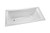 Novara Inset Bath w/Tile Bead 1665mm White [119029]