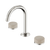 Serenity Basin Set Arc Spout with Rome Travertine Handle Brushed Nickel [309298]