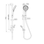 Serenity Rail Shower Brushed Nickel [309354]
