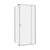 Cascade Semi-Frameless Pivot Shower Screen 1000mm Chrome [120495]