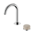 Serenity Progressive Basin Mixer Arc Spout with Rome Travertine Handle Chrome [309327]