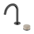 Serenity Progressive Basin Mixer Arc Spout with Rome Travertine Handle Gunmetal [309315]