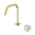 Serenity Progressive Basin Mixer Edge Spout with Arabescato Corchia Handle Brushed Gold [309301]