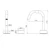 Serenity Progressive Basin Mixer Edge Spout with Metal Handle Chrome [309321]