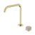 Serenity Progressive Bath or Kitchen Mixer Edge Spout with Rome Travertine Handle Brushed Gold [309313]