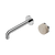 Serenity Progressive Wall Basin Mixer 185mm Spout with Rome Travertine Handle Chrome [309355]