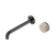 Serenity Progressive Wall Basin Mixer 220mm Spout with Rome Travertine Handle Gunmetal [309398]