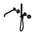 Serenity Progressive Shower System with Spout with Marquina Black Handle and Slim Shower Matte Black [309423]